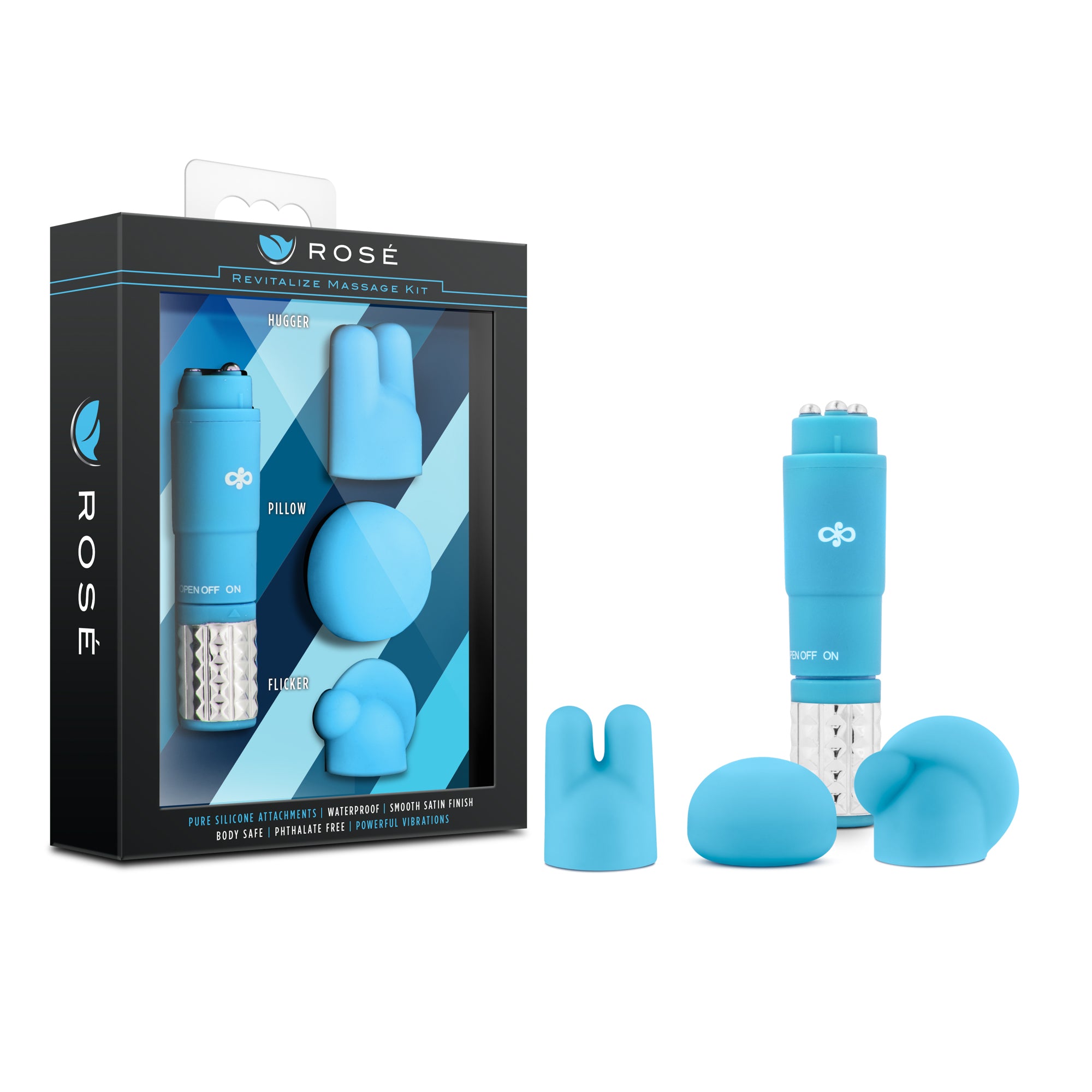 Rose - Revitalize Massage Kit - Blue - K. P.