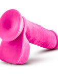 Au Naturel Bold Hero Dildo 8" - Pink - K. P.