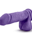 Au Naturel Bold Hero Dildo 8" - Purple - K. P.