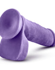 Au Naturel Bold Hero Dildo 8" - Purple - K. P.