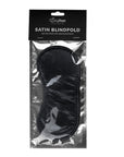 Black Satin Eye Mask