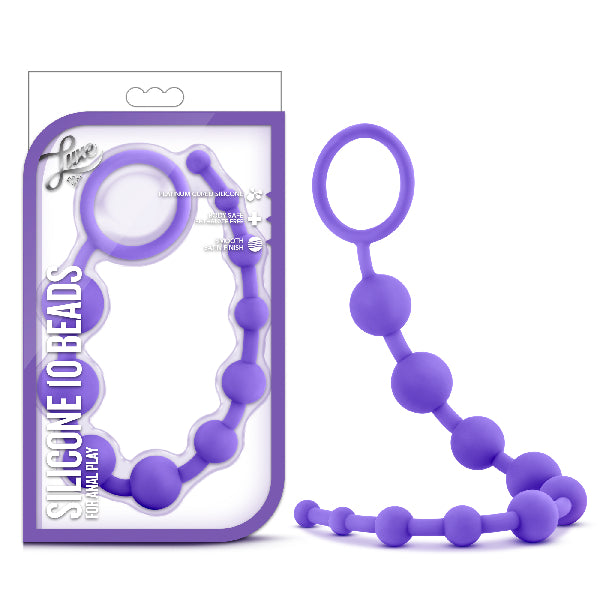 Luxe - Silicone 10 Beads - Purple - K. P.