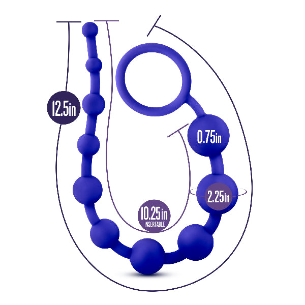 Luxe - Silicone 10 Beads - Indigo - K. P.