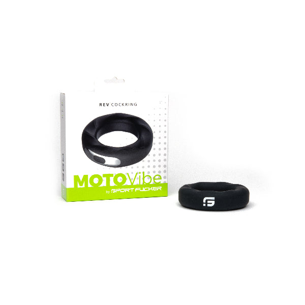 MOTOVibe Rev Cockring - 48mm - Black - K. P.