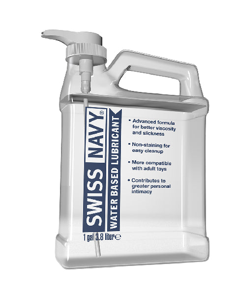 Swiss Navy Water Based Lubricant 1gal/3.8L - K. P.