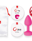 Gvibe Finger Vibrator & Anal Plug Set - Gkit - Sunny Raspberry - K. P.