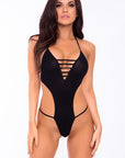 V Is For Vixen Bodysuit - Black - K. P.