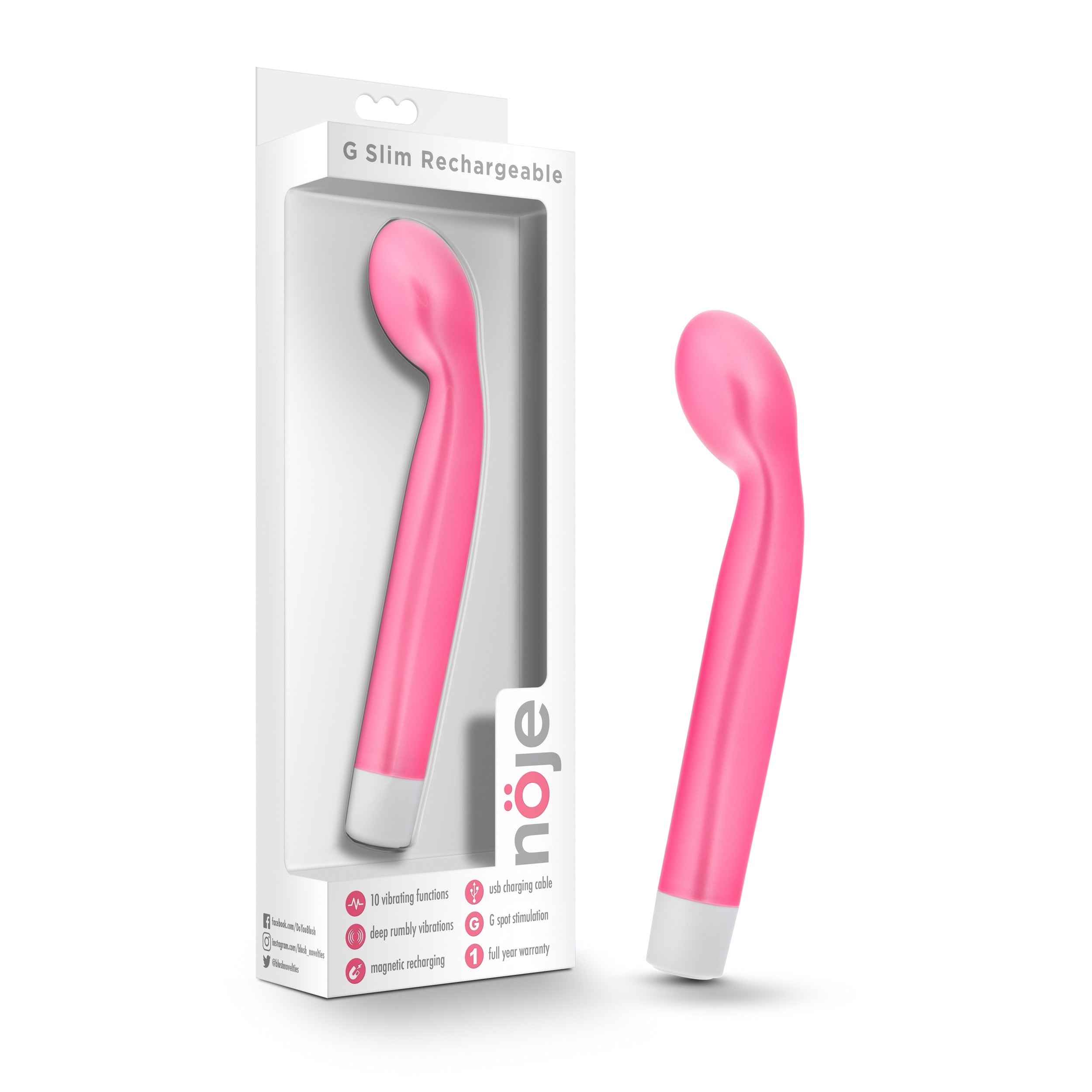 Noje - G Slim Rechargeable - Rose - K. P.