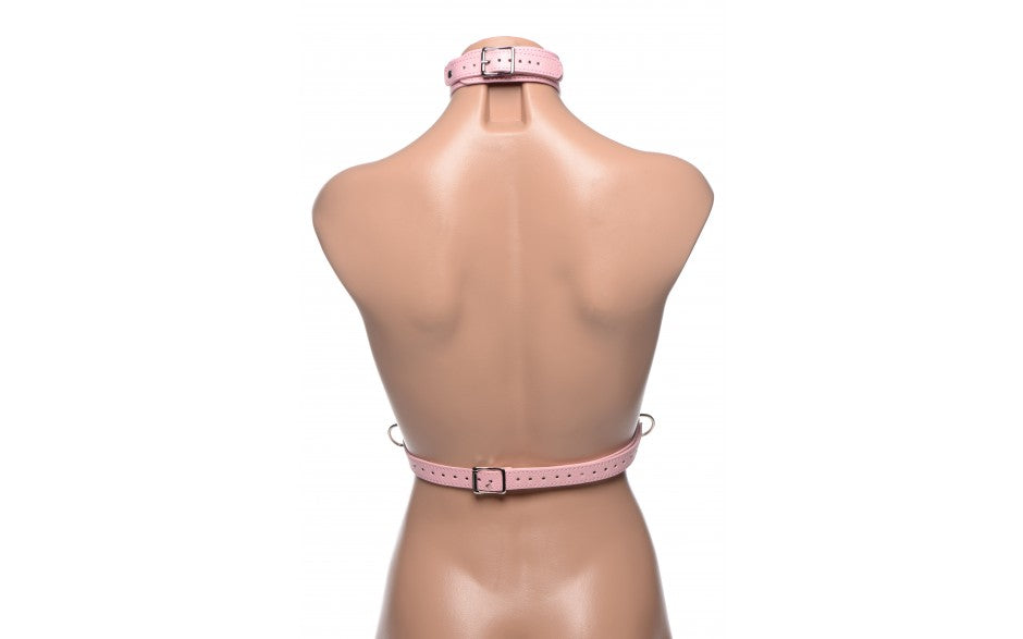 Frisky - Miss Behaved Pink Chest Harness - K. P.