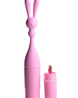 Frisky - Bunny Rocket Silicone Vibrator - Pink - K. P.