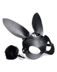Tailz - Bunny Tail Anal Plug and Mask Set - Black - K. P.