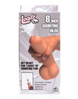 Loadz - 8" Squirting Dildo - Flesh - K. P.