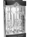 The Master Series - Stainless Steel Clover Clamp Nipple Stretcher - Silver - K. P.