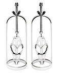 The Master Series - Stainless Steel Clover Clamp Nipple Stretcher - Silver - K. P.