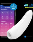 Connect App Vibrator - Curvy 1+ - White - K. P.