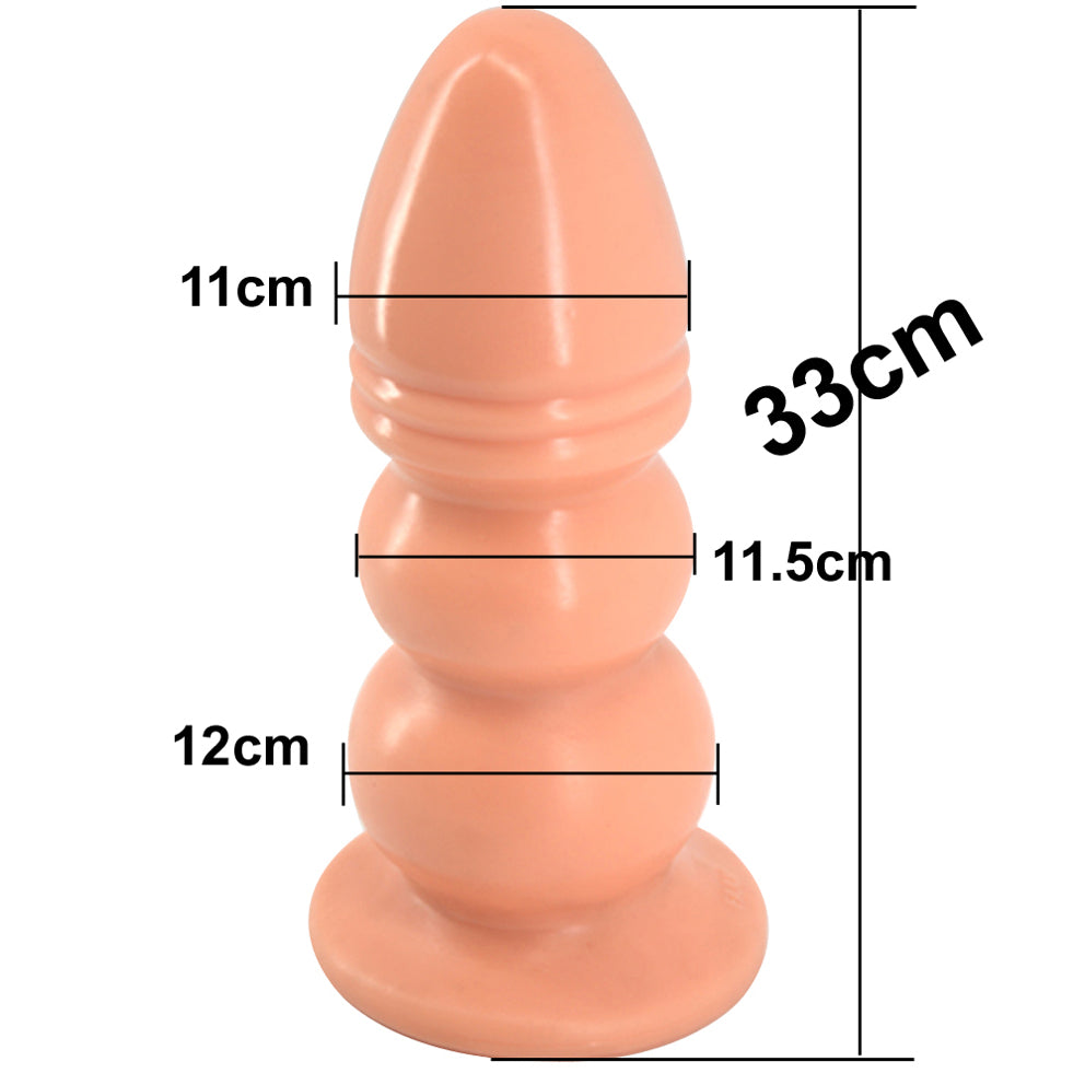 Huge Anal Plug - Flesh - K. P.