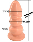 Huge Anal Plug - Flesh - K. P.