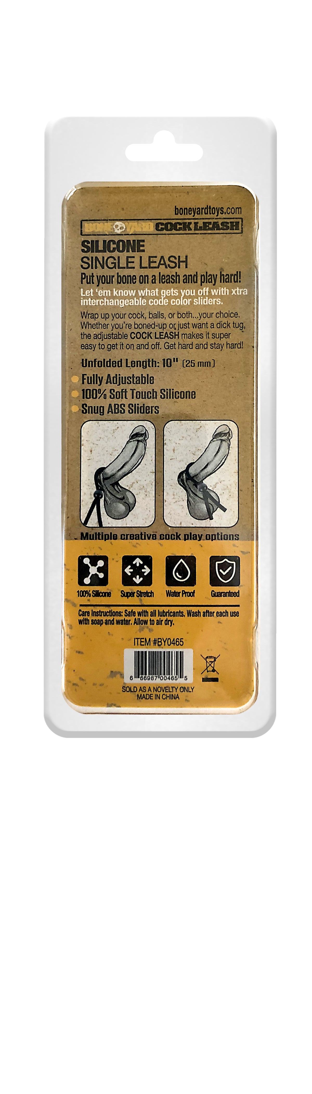 Boneyard - Cock Leash - Black - K. P.