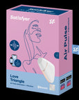 Connect App Vibrator - Love Triangle - White - K. P.