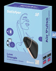 Connect App Vibrator - Love Triangle - Black - K. P.