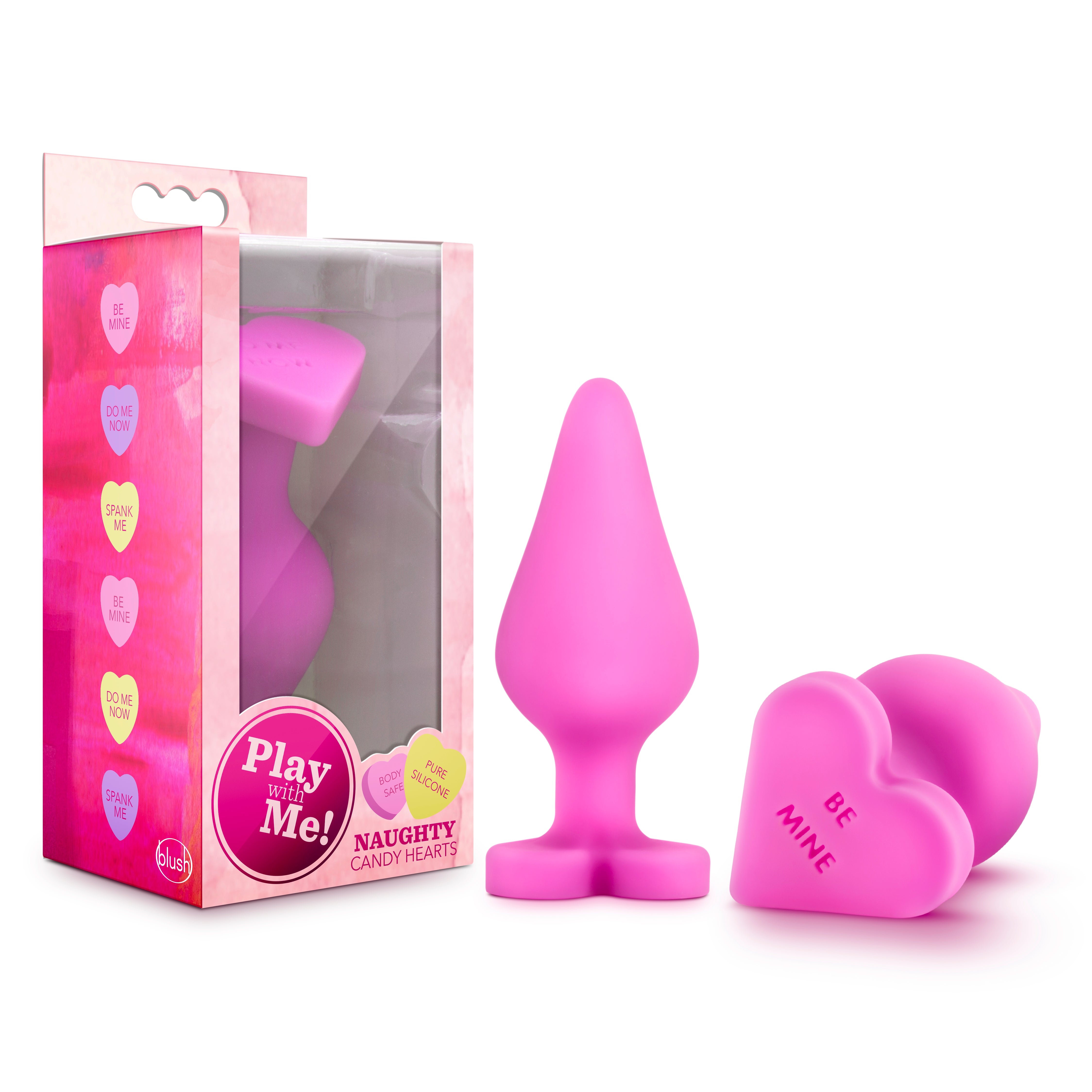 Play With Me - Naughty Candy Heart Be Mine - Pink - K. P.