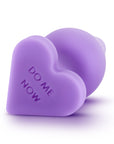 Play With Me - Naughty Candy Heart Do Me Now - Purple - K. P.