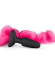 Fetish Collection - Silicone Butt Plug With Tail - Pink - K. P.