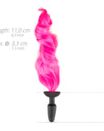 Fetish Collection - Silicone Butt Plug With Tail - Pink - K. P.