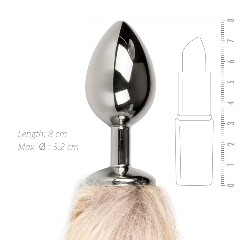 Fetish Collection - Fox Tail No. 2 - Silver Plug - K. P.