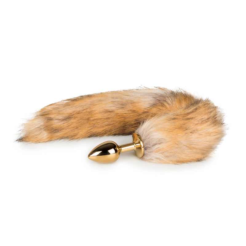 Fetish Collection - Fox Tail No. 1 - Gold Plug - K. P.