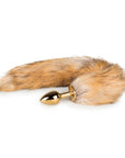 Fetish Collection - Fox Tail No. 1 - Gold Plug - K. P.