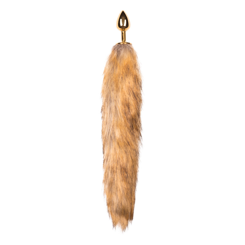Fetish Collection - Fox Tail No. 1 - Gold Plug - K. P.