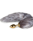 Fetish Collection - Fox Tail No. 5 - Gold Plug - K. P.