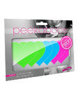 Neon Heart Pasties 3 Pack - Green/Blue/Pink - K. P.