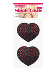 Reusable Red Diamond Heart Nipple Pasties