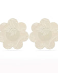 Lace Heart and Flower Nipple Pasties Twin Pack - Nude - K. P.