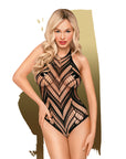 Go Hotter See Through Teddy - Black - K. P.