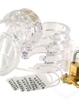 Male Chastity Kit - Clear - K. P.