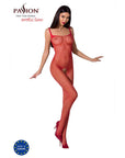Open Crotch Bodystocking - Red - K. P.