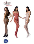Open Crotch Bodystocking - Red - K. P.