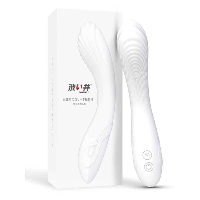 Flexible Bending Silicone Vibrator - White - K. P.