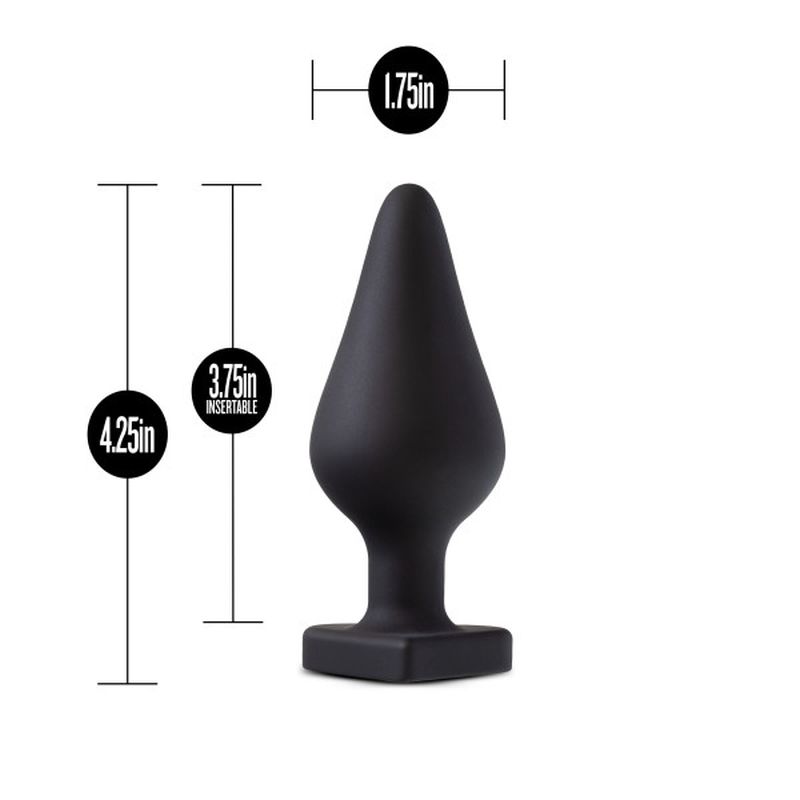 Temptasia - Fuck Me Butt Plug - Black - K. P.