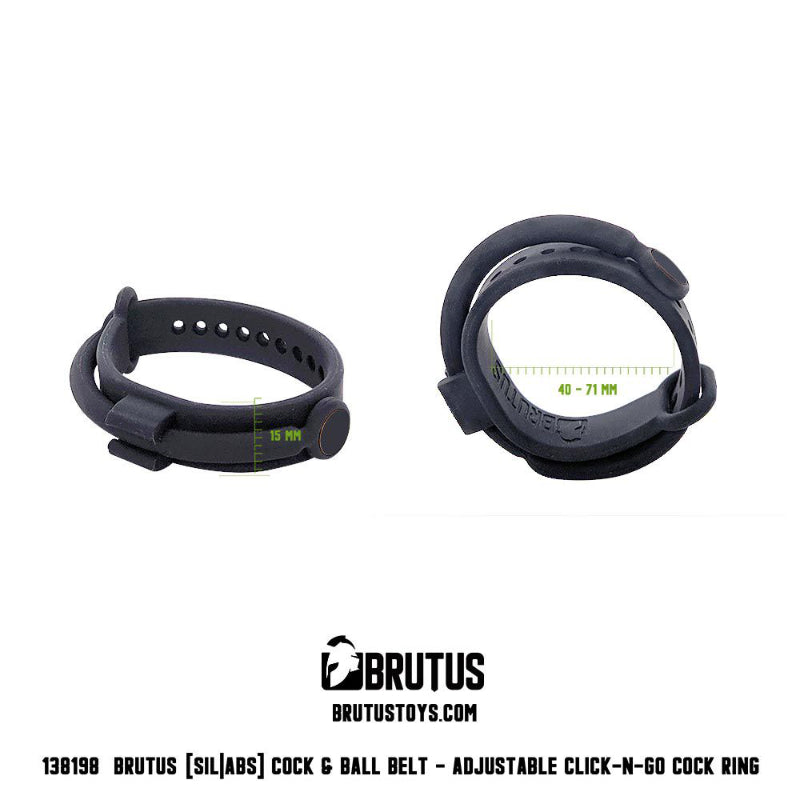 Cock and Ball Belt - Black - K. P.