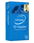 Lifestyles Regular 10 (Plus 2 Skyn Condoms) - K. P.