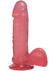 Crystal Jellies - Realistic Cock With Balls 7" - Pink - K. P.