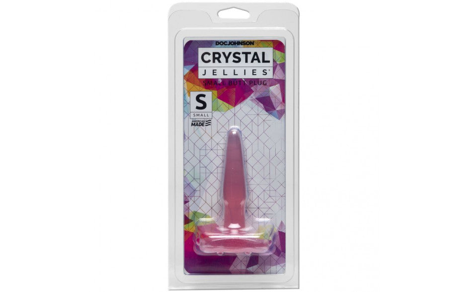 Crystal Jellies - Small Butt Plug - Pink - K. P.
