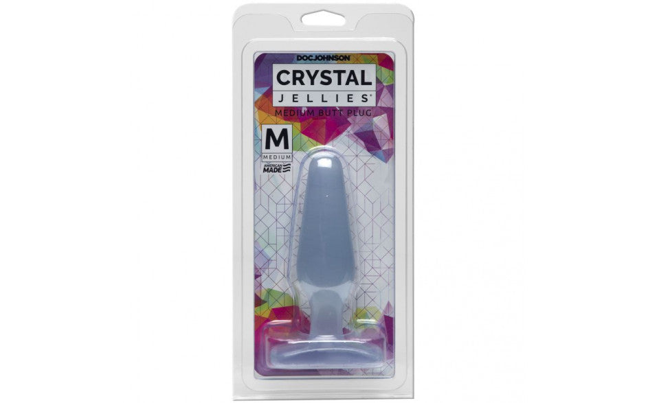 Crystal Jellies - Medium Butt Plug - Clear - K. P.