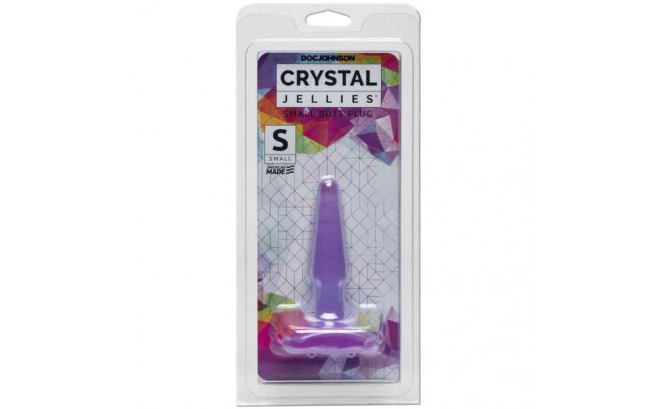 Crystal Jellies - Small Butt Plug - Purple - K. P.
