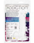 Addiction Crystal - Dildo with Balls 8" - Clear - K. P.