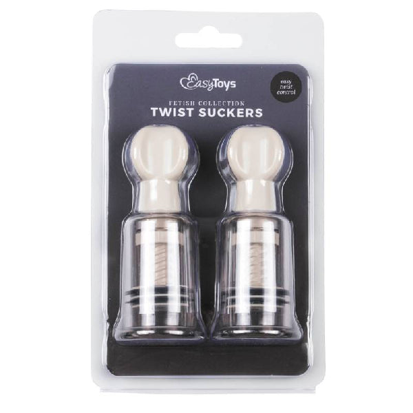 Fetish Collection - Nipple and Clit Suckers Small 2 Pieces - Clear - K. P.